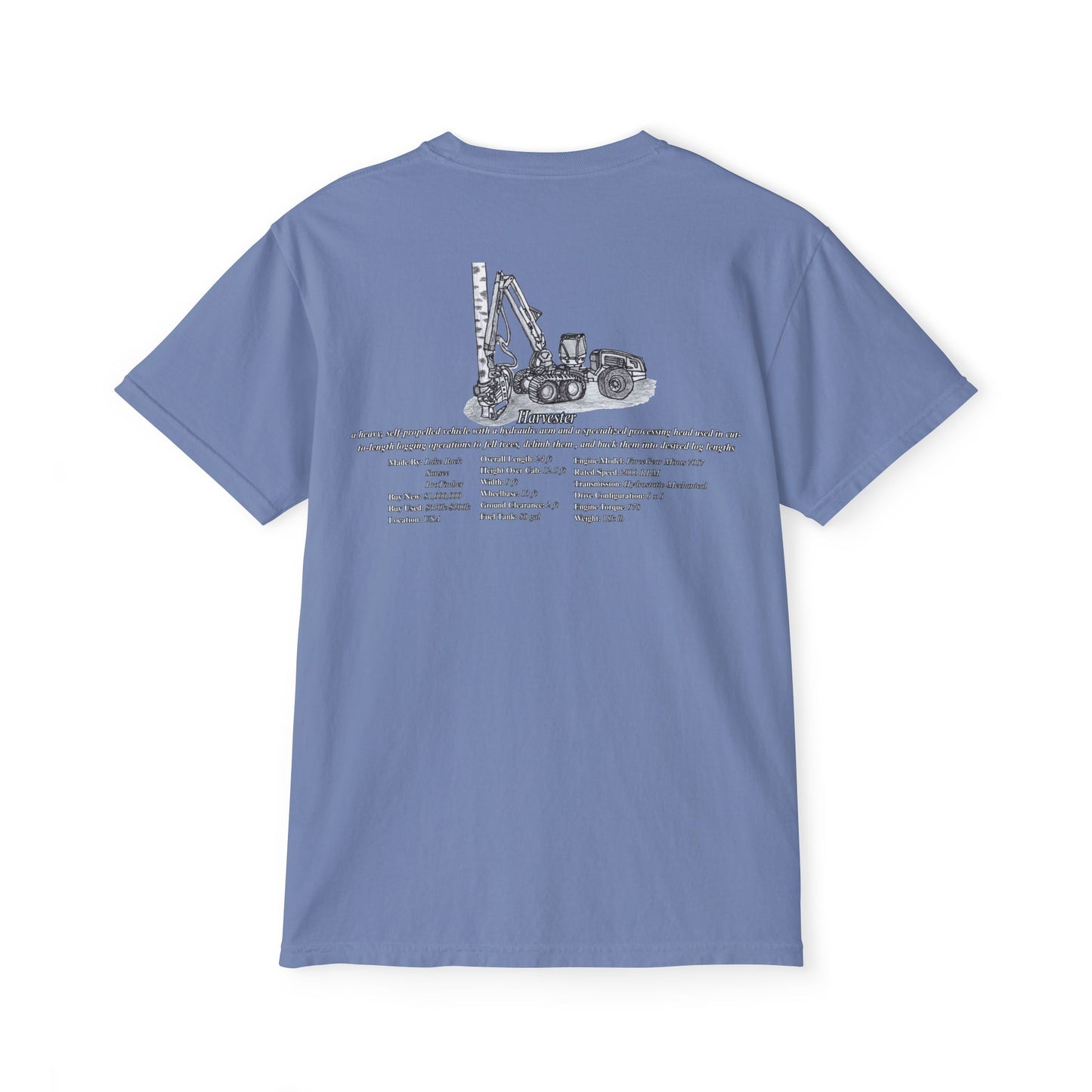 Harvester Pocket Tee - Heavy Equipment Series