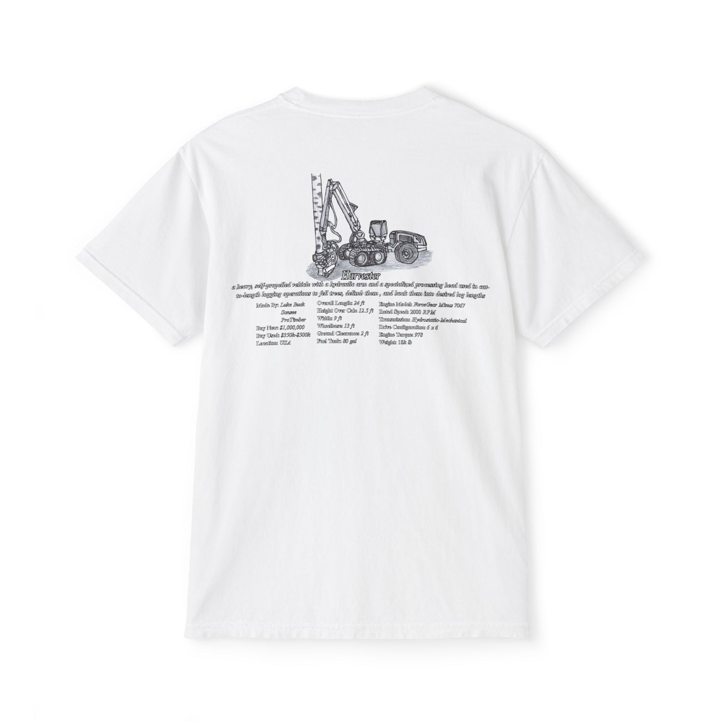 Harvester Pocket Tee - Heavy Equipment Series
