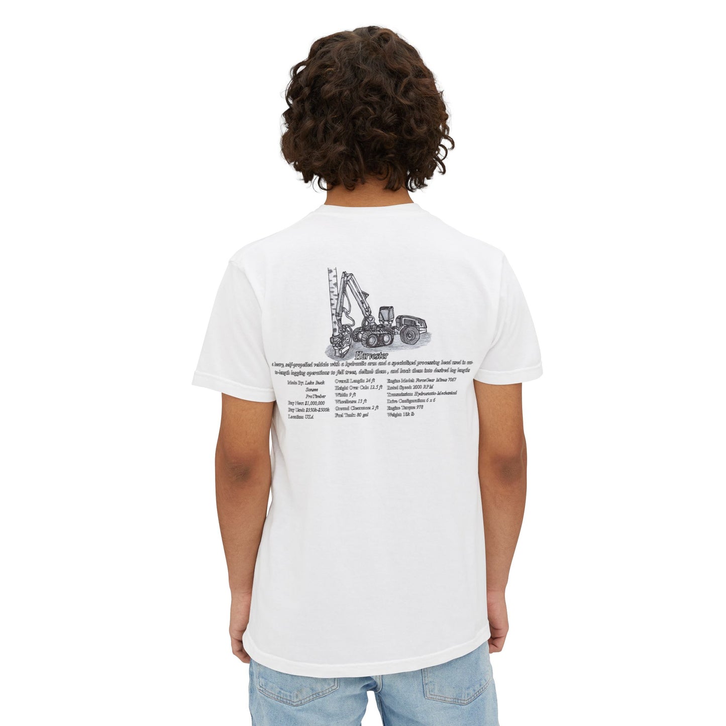 Harvester Pocket Tee - Heavy Equipment Series