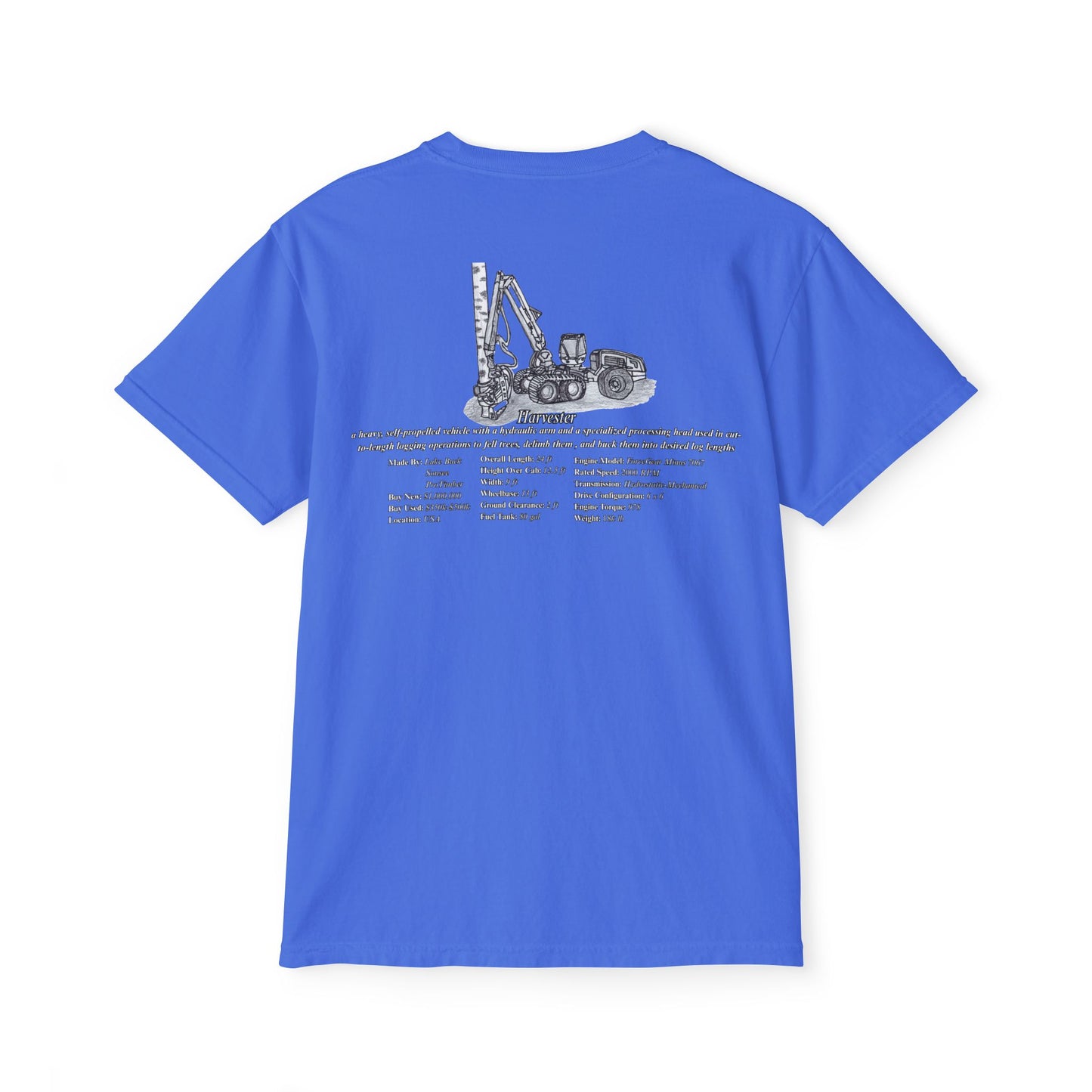 Harvester Pocket Tee - Heavy Equipment Series
