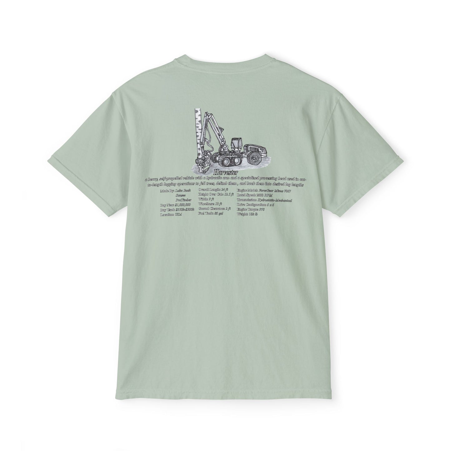 Harvester Pocket Tee - Heavy Equipment Series