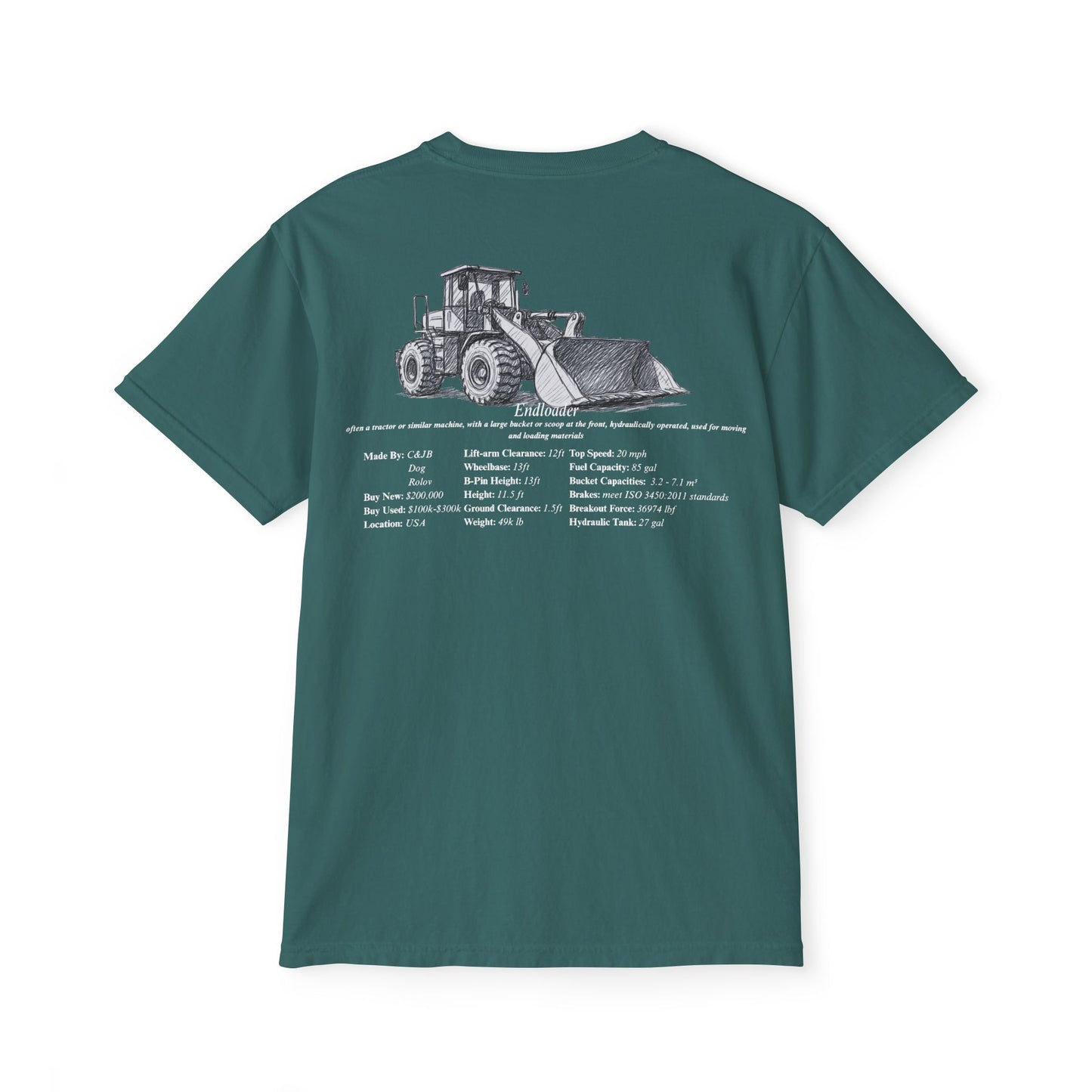 Endloader Pocket Tee - Heavy Equipment Series