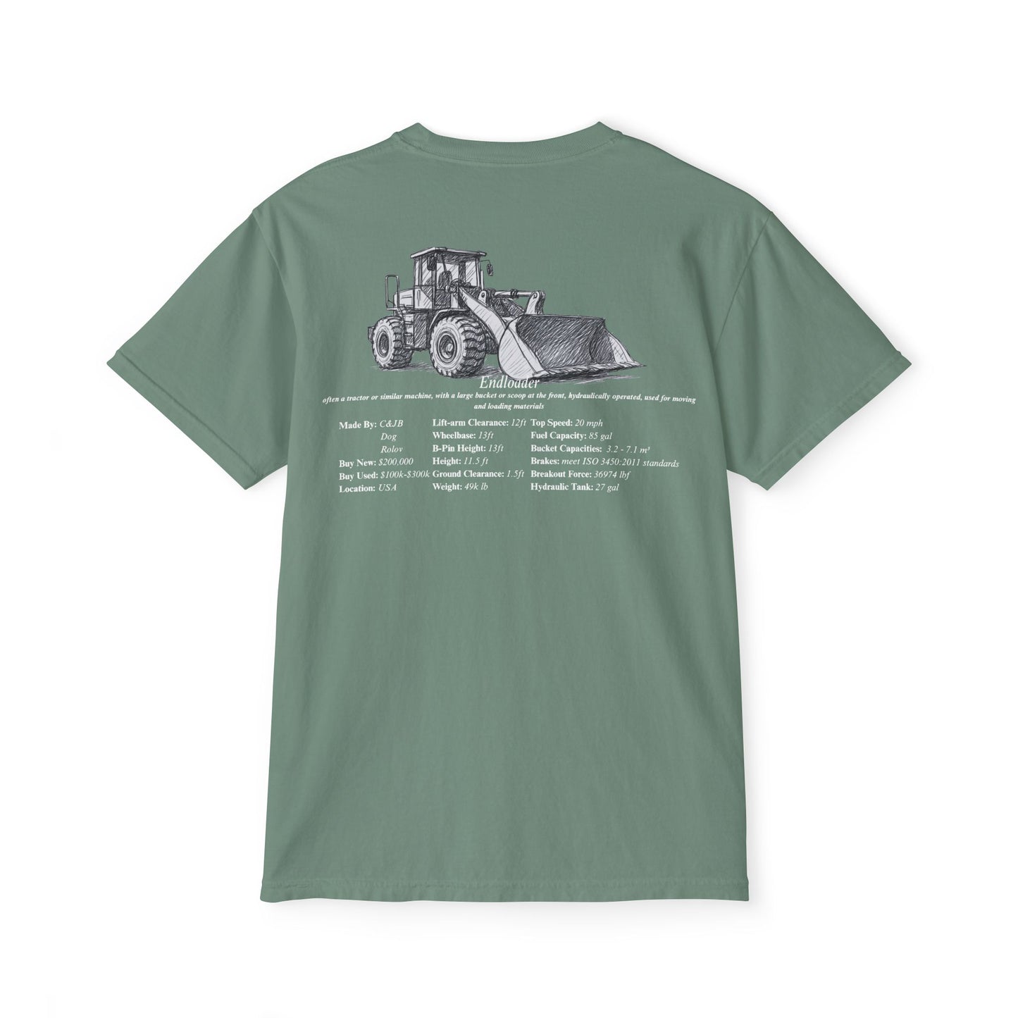 Endloader Pocket Tee - Heavy Equipment Series