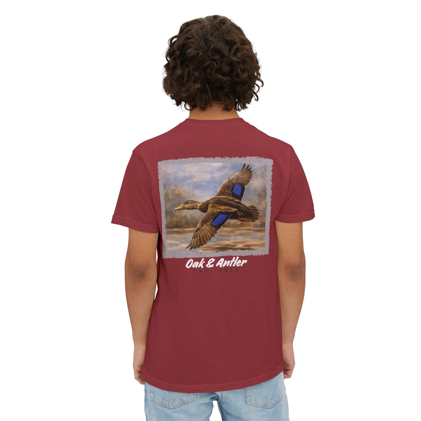 Blue Wing Flight Pocket Tee – Wild Birds Collection