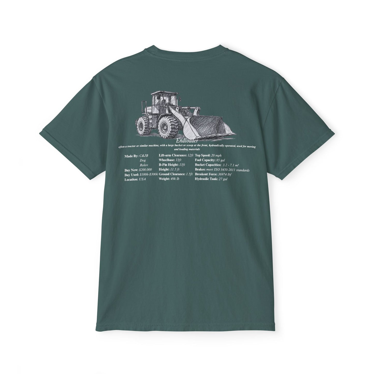 Endloader Pocket Tee - Heavy Equipment Series