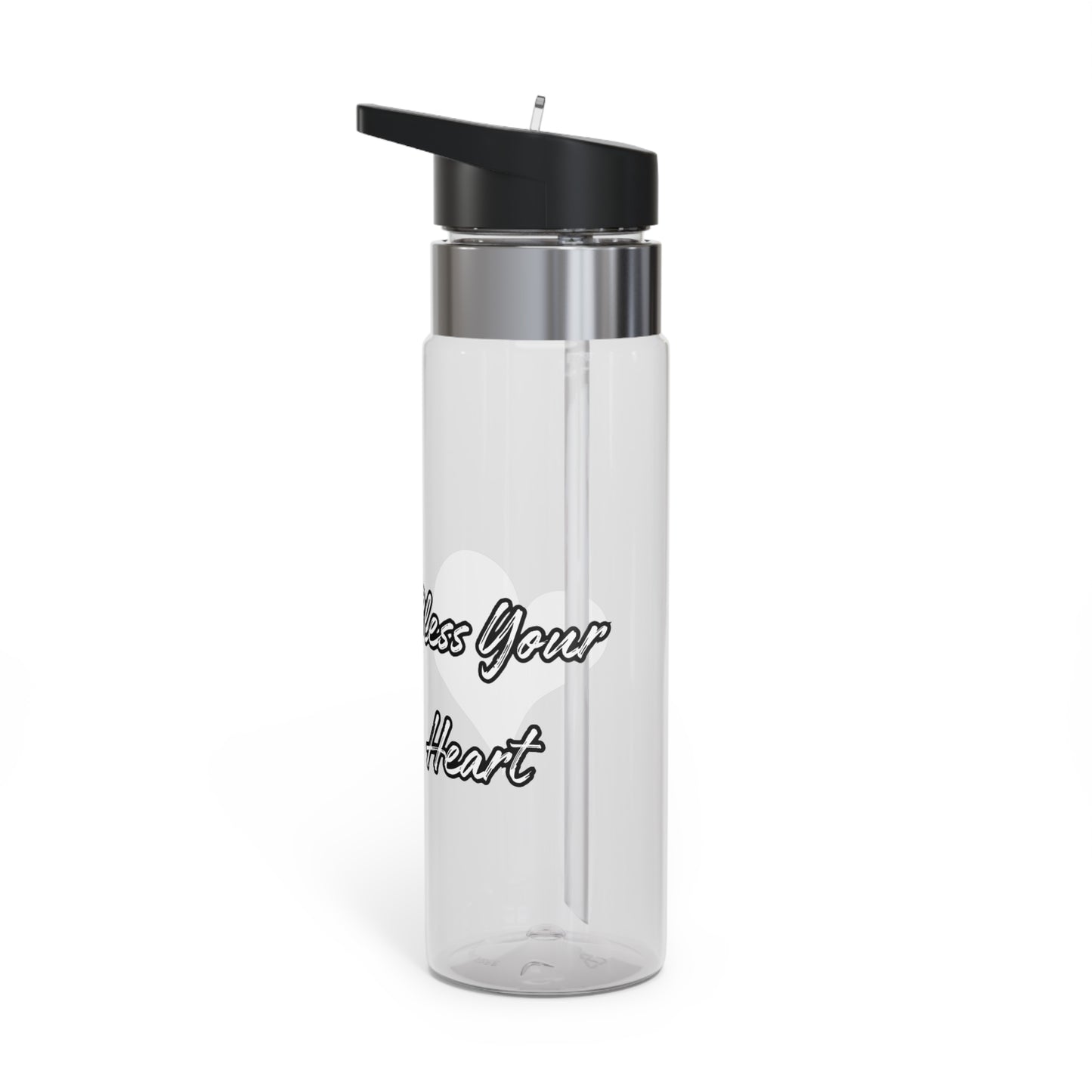 Cow Print Heart Sport Bottle - 20oz Kensington Tritan™