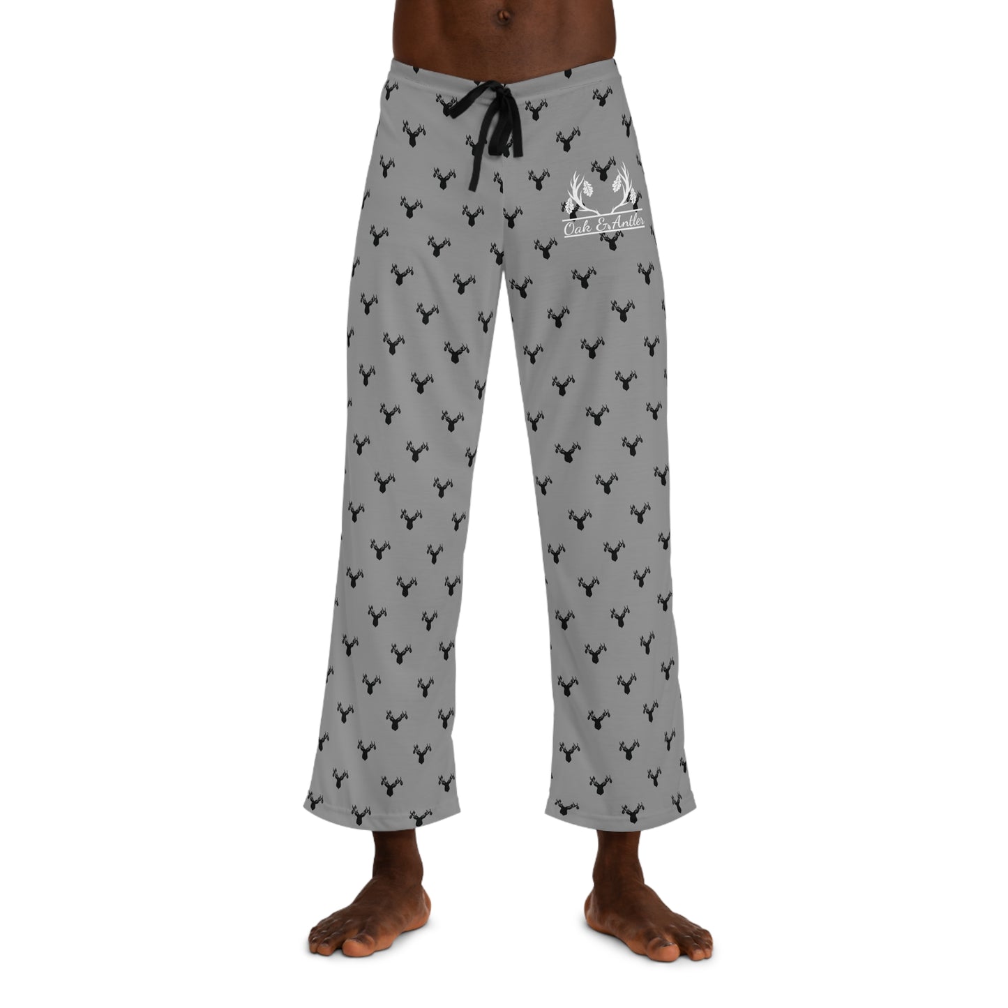 Oak & Antler Grey Wide-Leg Pajama Pants
