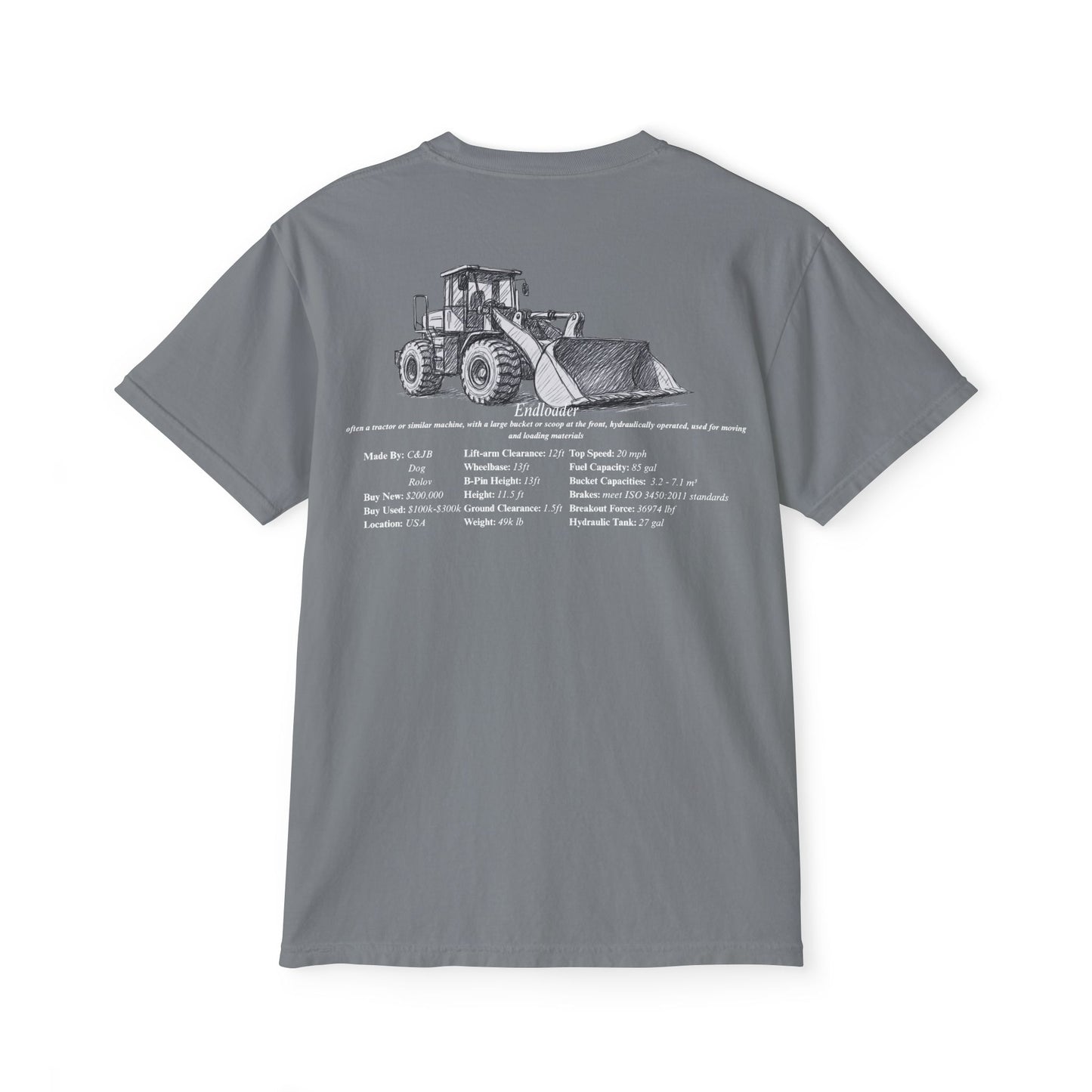 Endloader Pocket Tee - Heavy Equipment Series