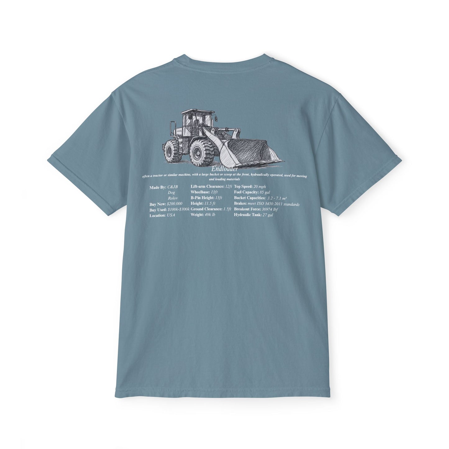Endloader Pocket Tee - Heavy Equipment Series