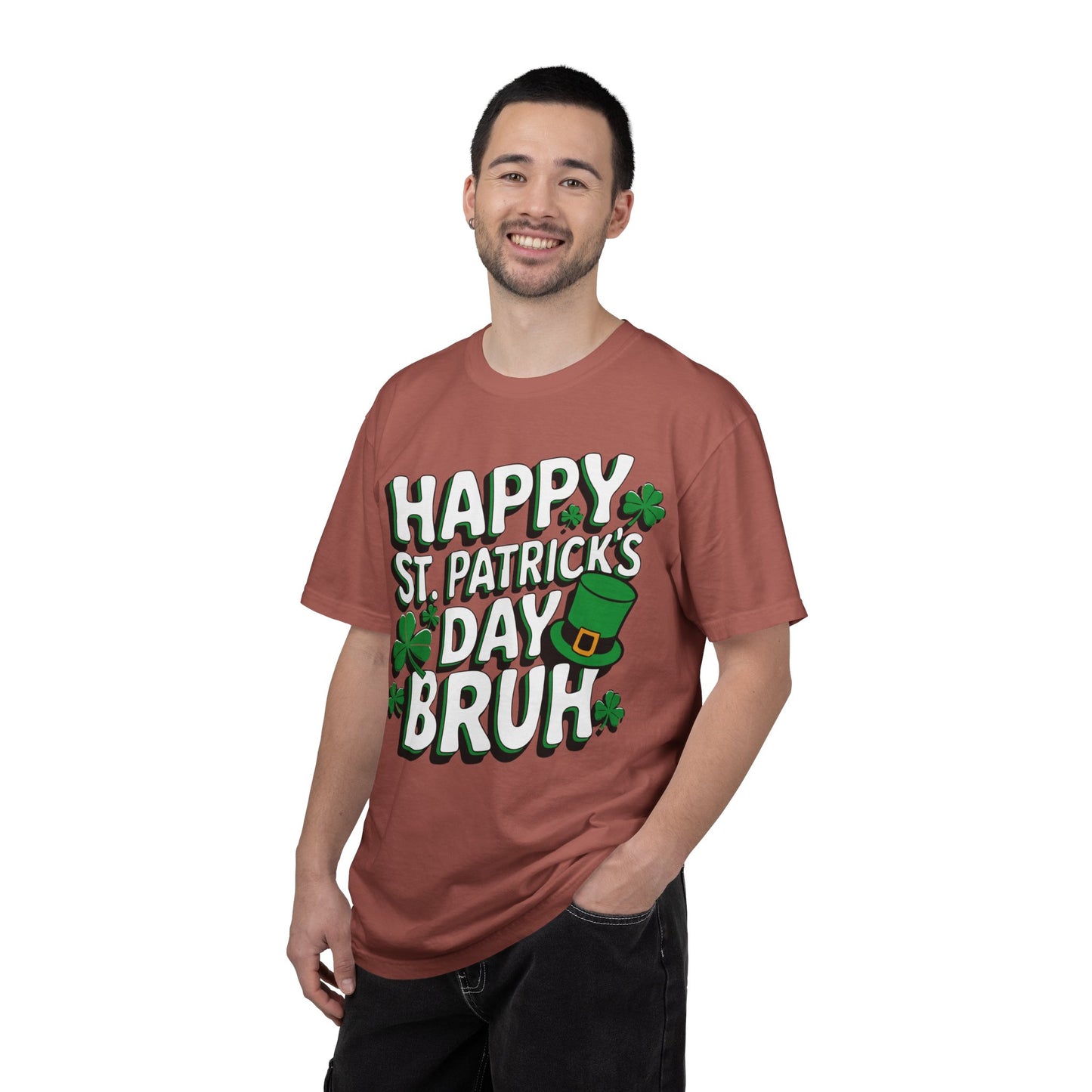 Bruh St Patrick’s Day Shirt – Funny Teen Shamrock Tee
