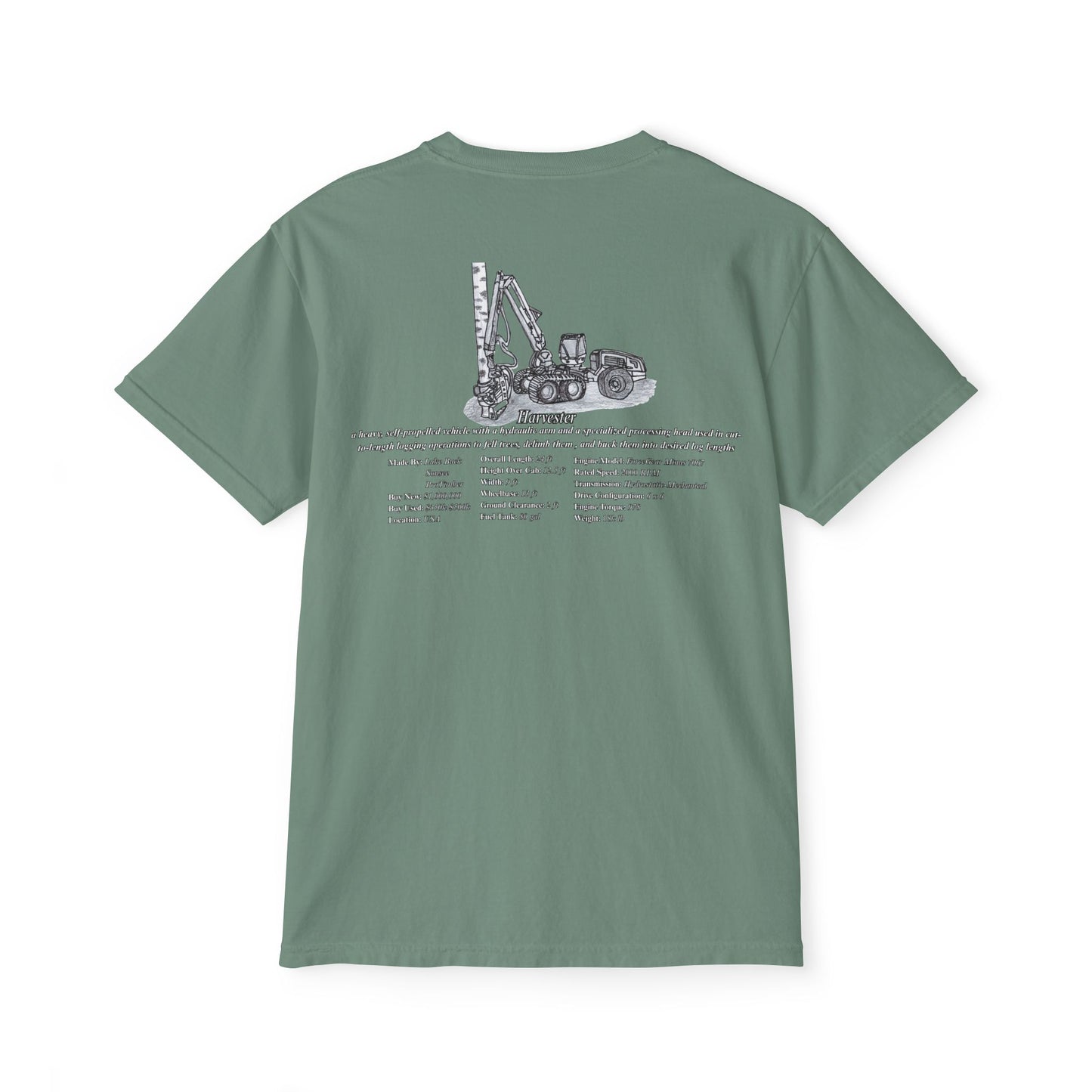 Harvester Pocket Tee - Heavy Equipment Series
