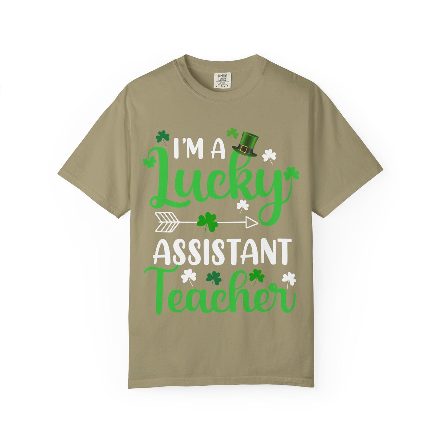 I’m Lucky Assistant Teacher Shirt – St Patrick’s Day Shamrock Tee