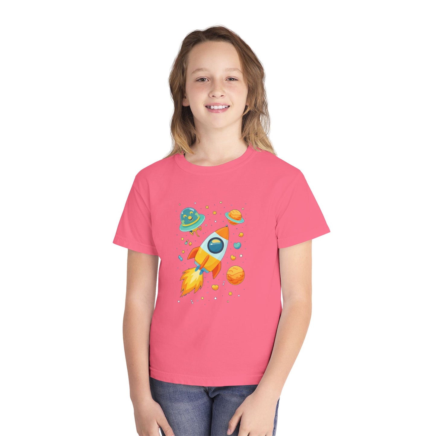 Space Adventure Kids Rocket Tee