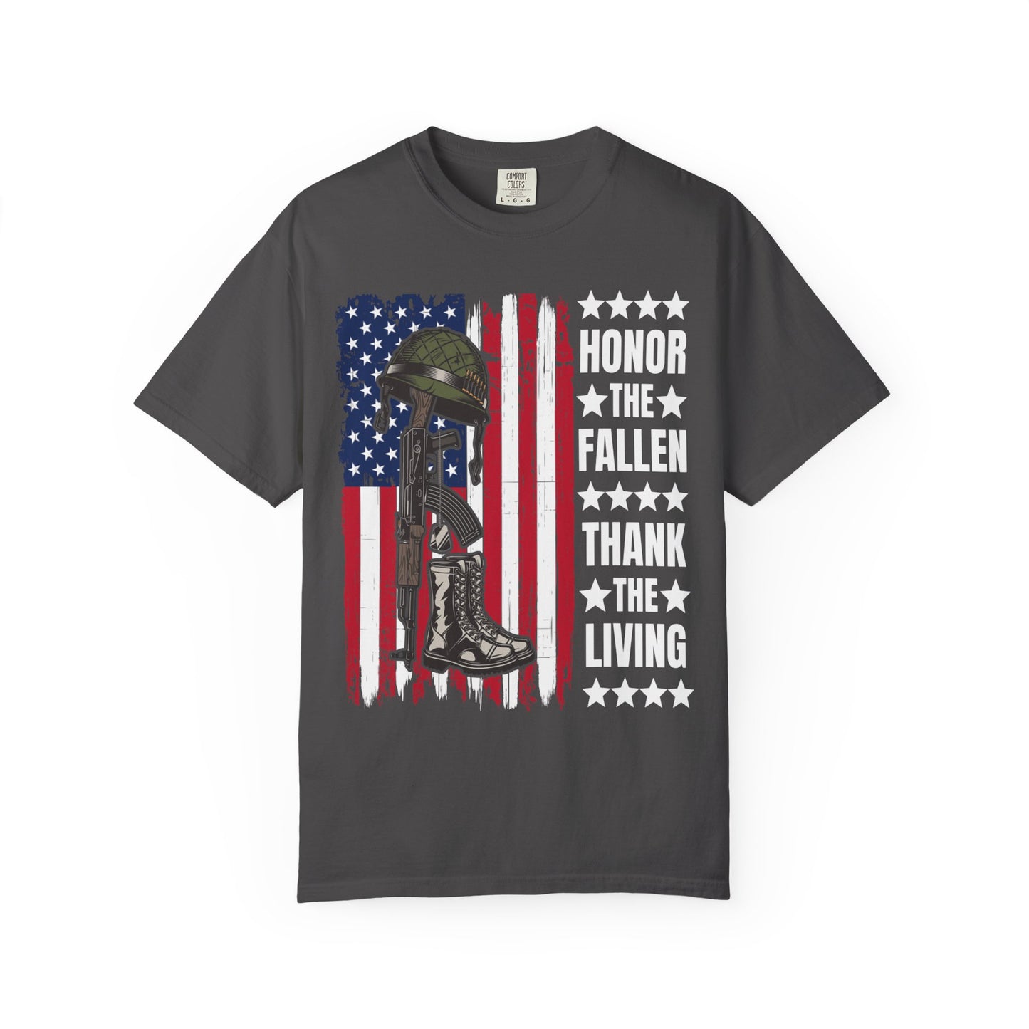 Battlefield Cross Tribute Memorial Day T-Shirt  Description