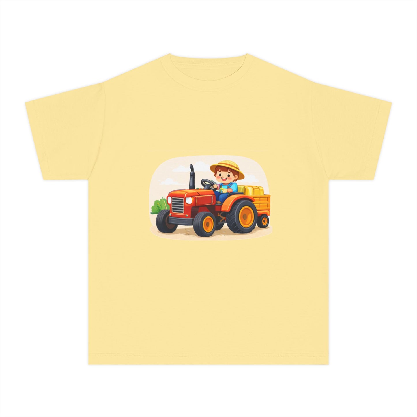 Little Farmer Tractor Kids Tee