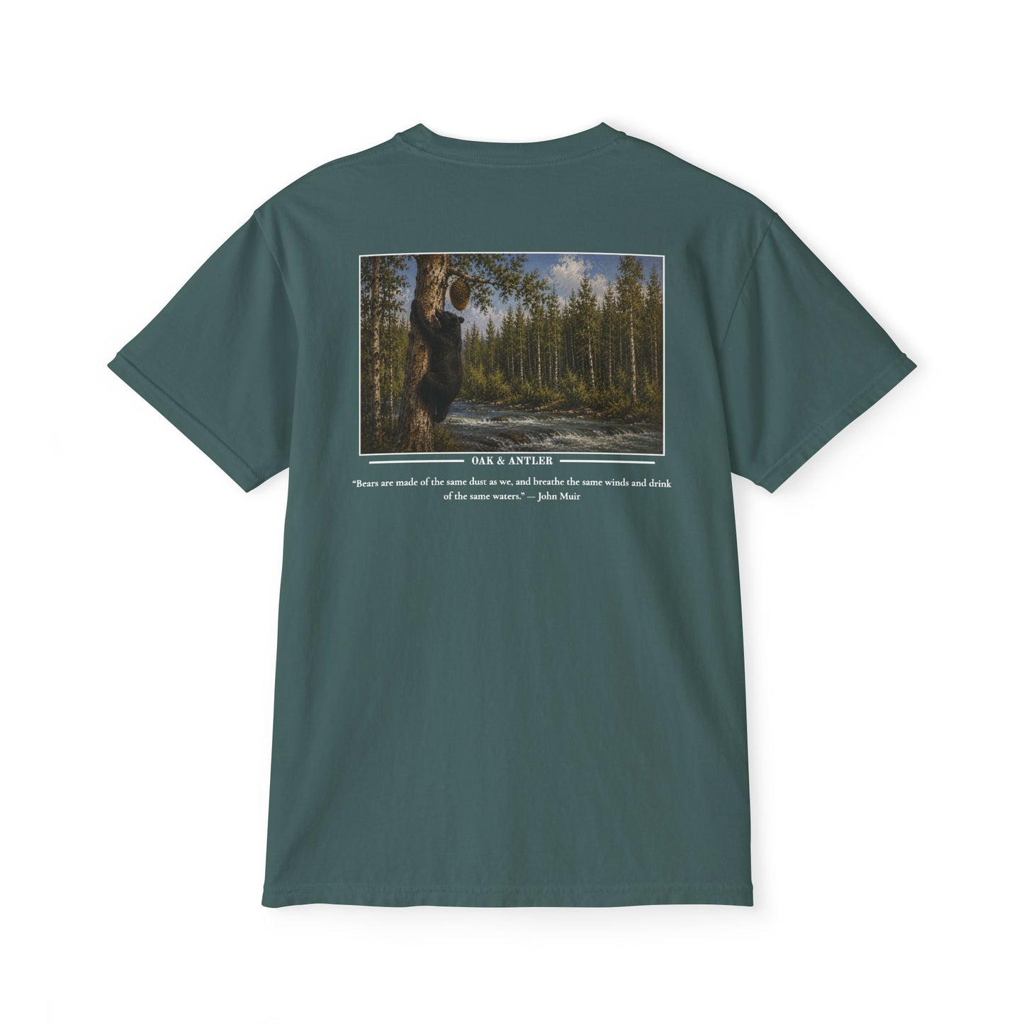 Honey Climb Black Bear Pocket Tee – Wildlife Collection