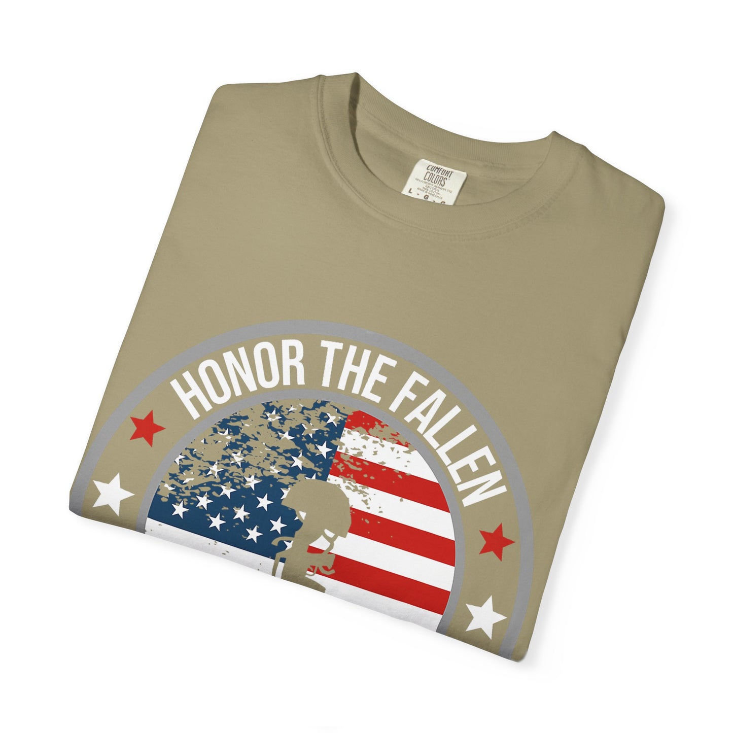 Patriotic Kneeling Soldier Memorial Day T-Shirt