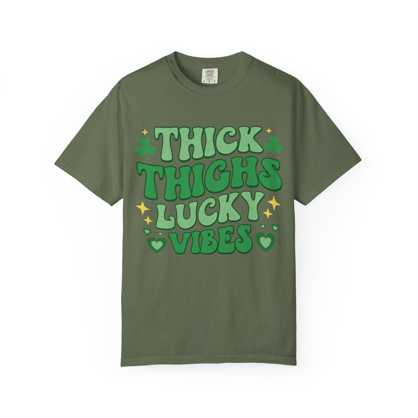 Thick Thighs Lucky Vibes Tee