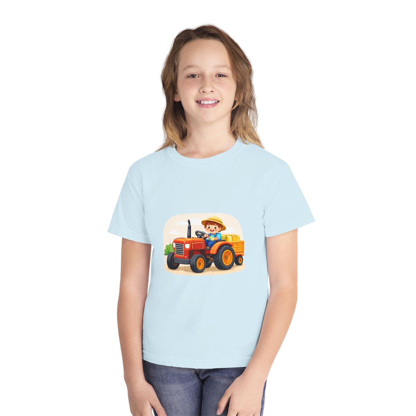 Little Farmer Tractor Kids Tee