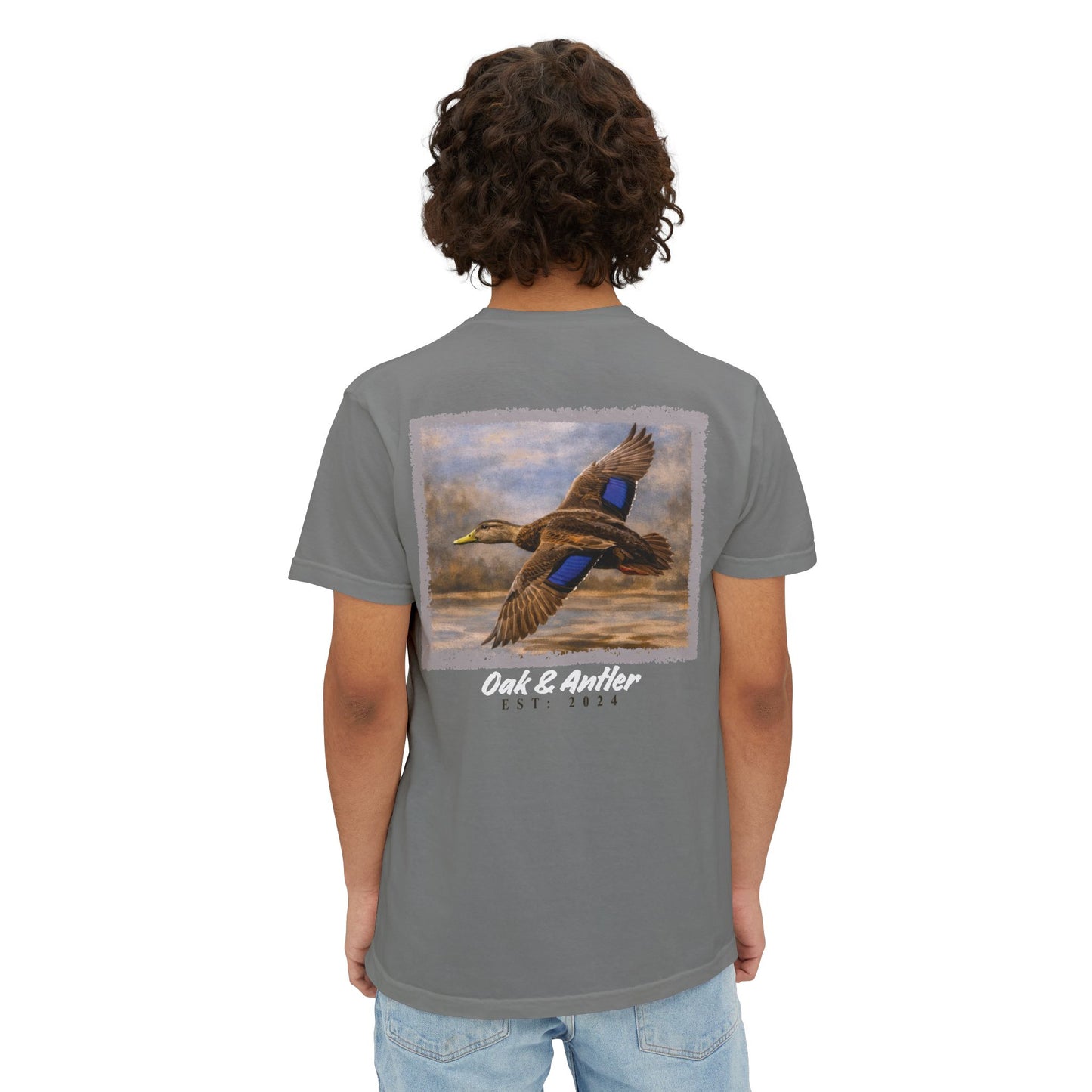Blue Wing Flight Pocket Tee – Wild Birds Collection