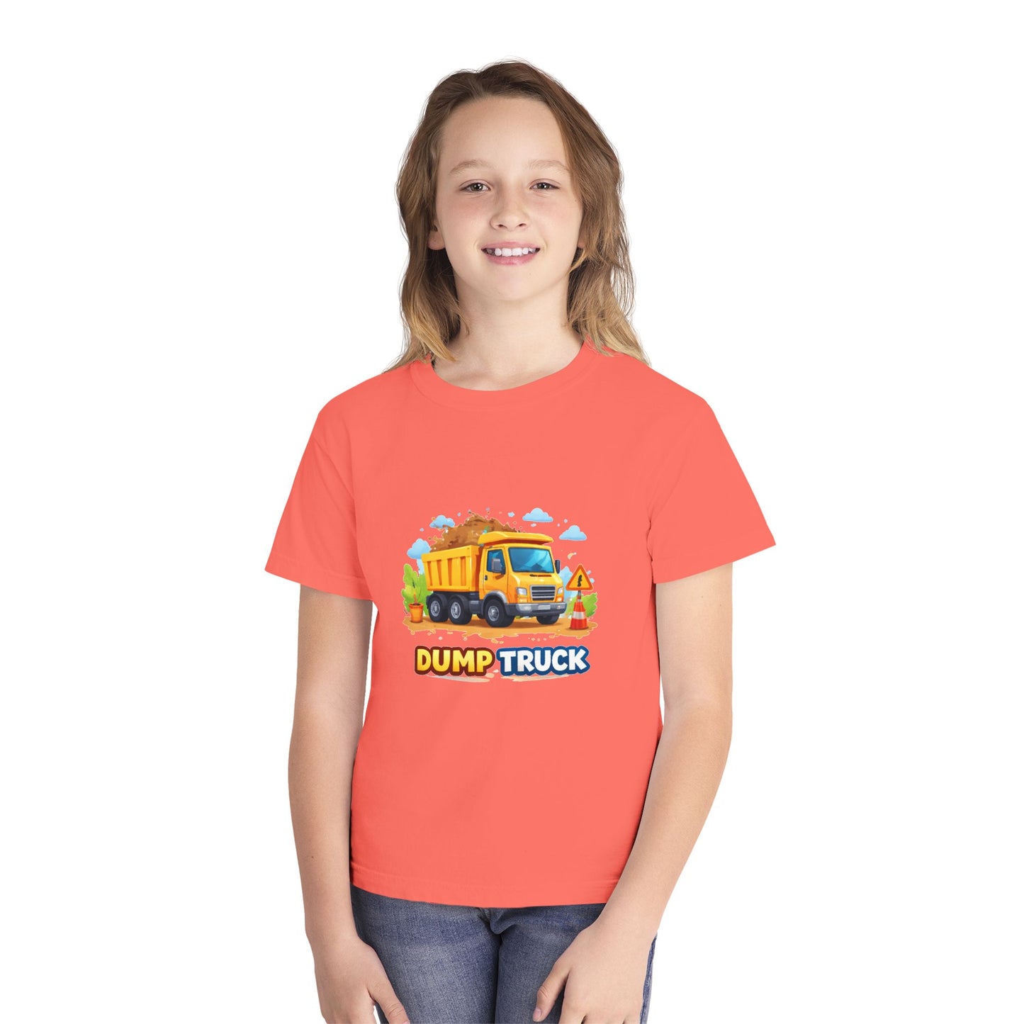 Dump Truck Kids Construction Tee
