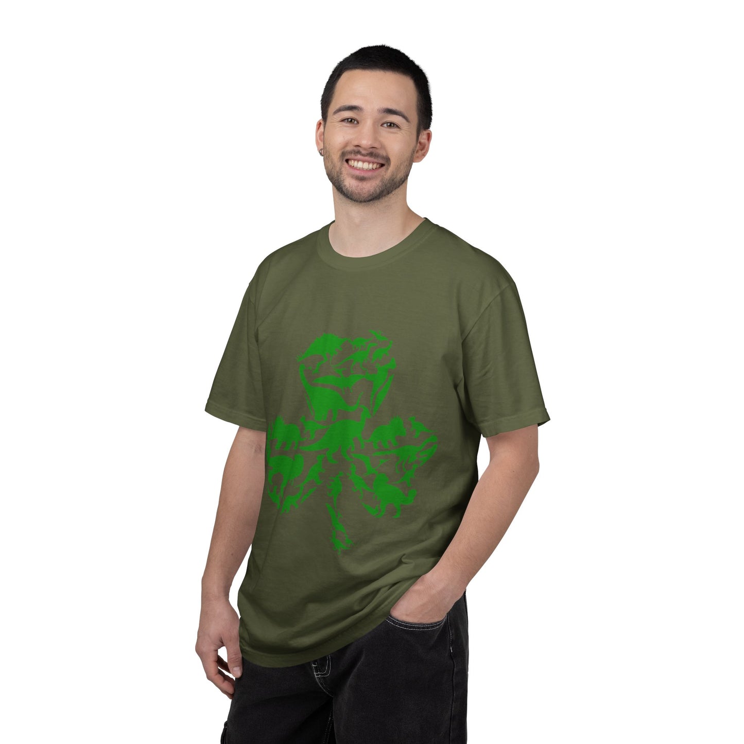 Dinosaur Shamrock Shirt – Cute Kids St Patrick’s Day Tee