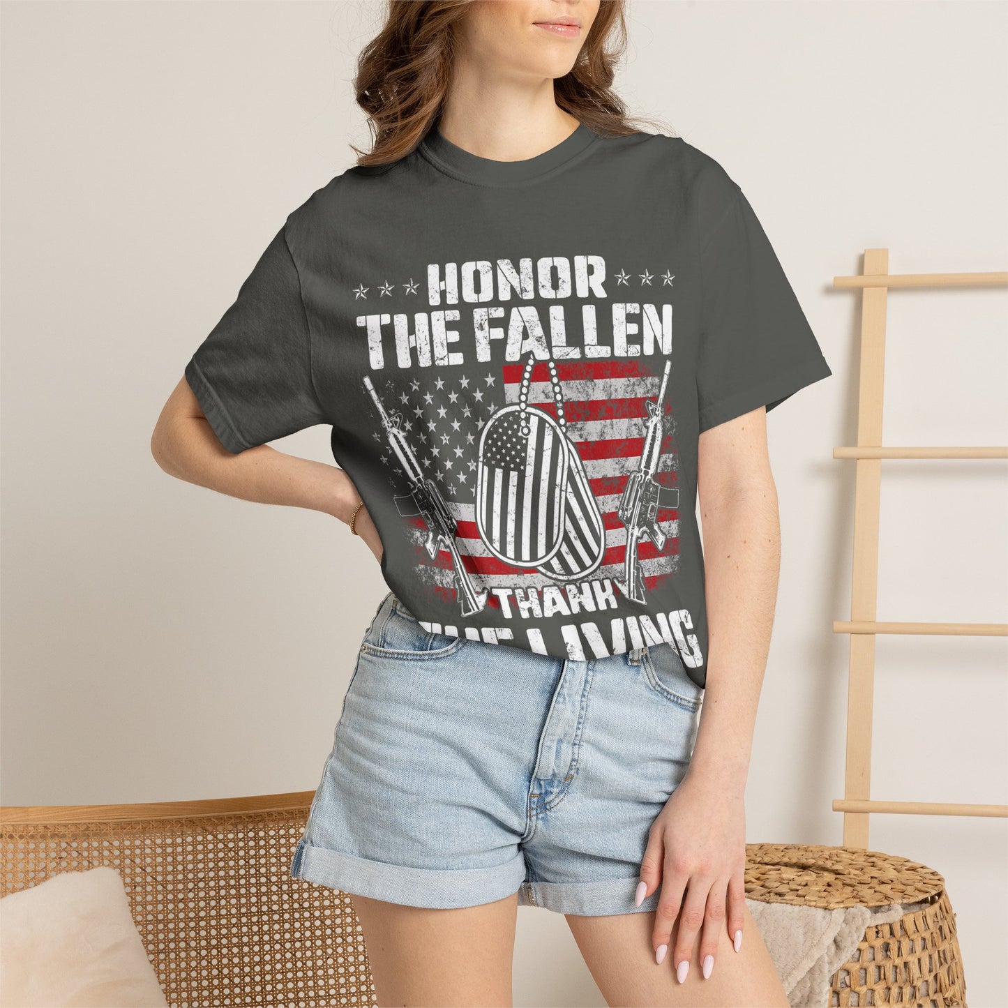 Dog Tag Tribute Memorial Day T-Shirt
