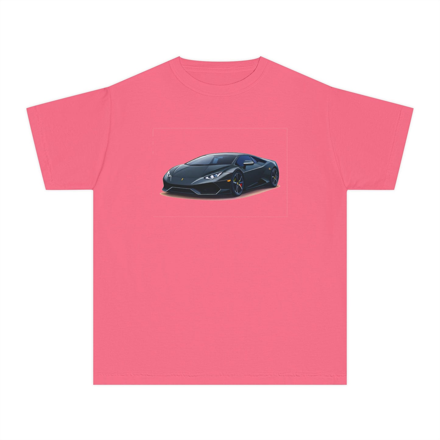 Black Supercar Kids Tee