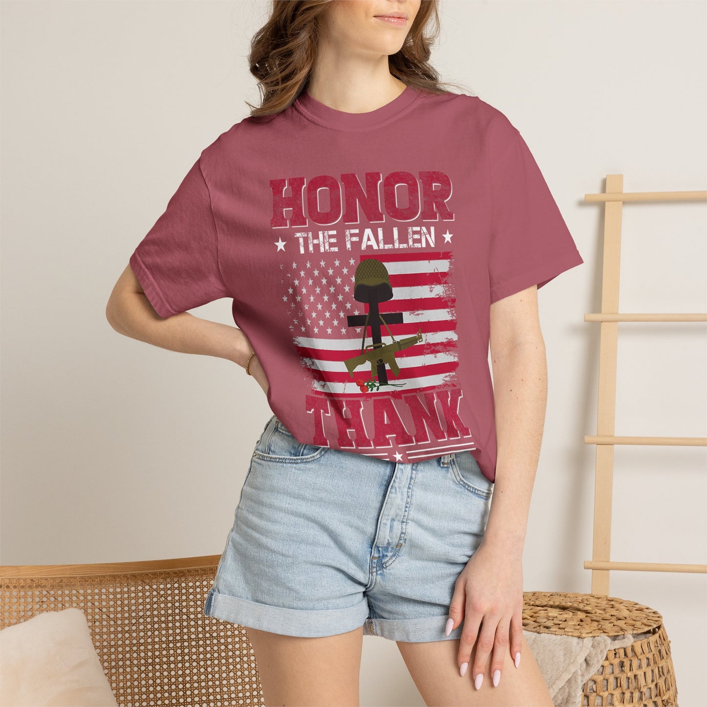 Honor the Fallen Battlefield Cross T-Shirt