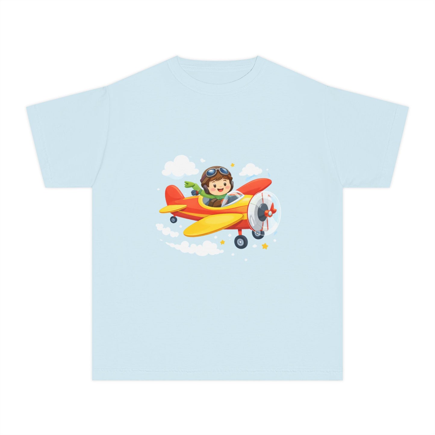 Little Pilot Kids Airplane Tee