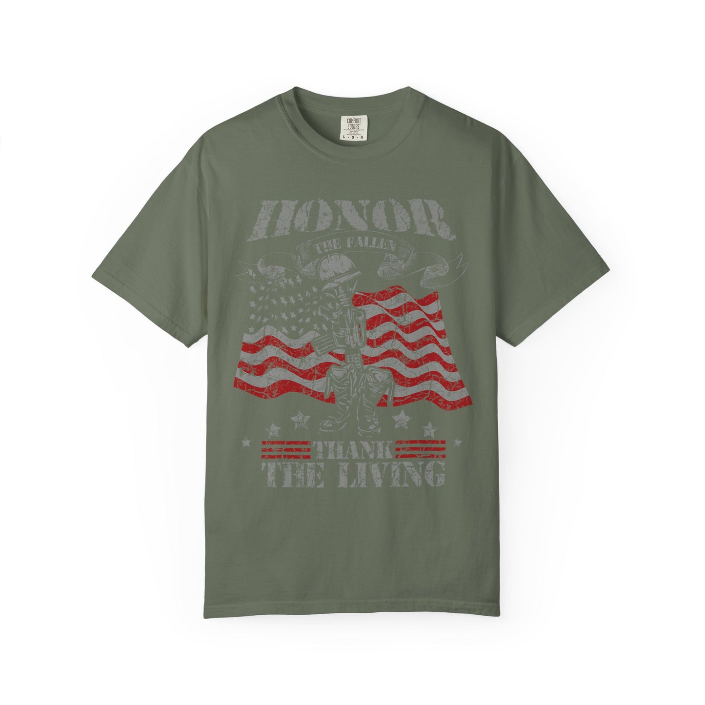 Honor the Fallen Soldier Boots Memorial Day T-Shirt