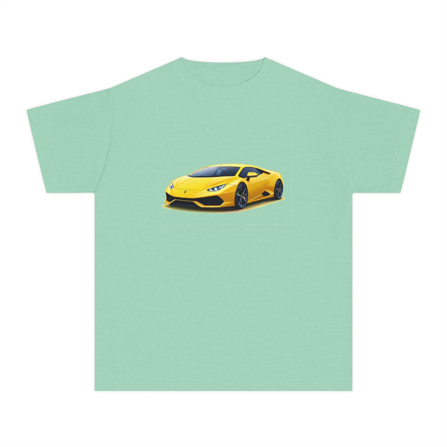 Yellow Supercar Kids Tee
