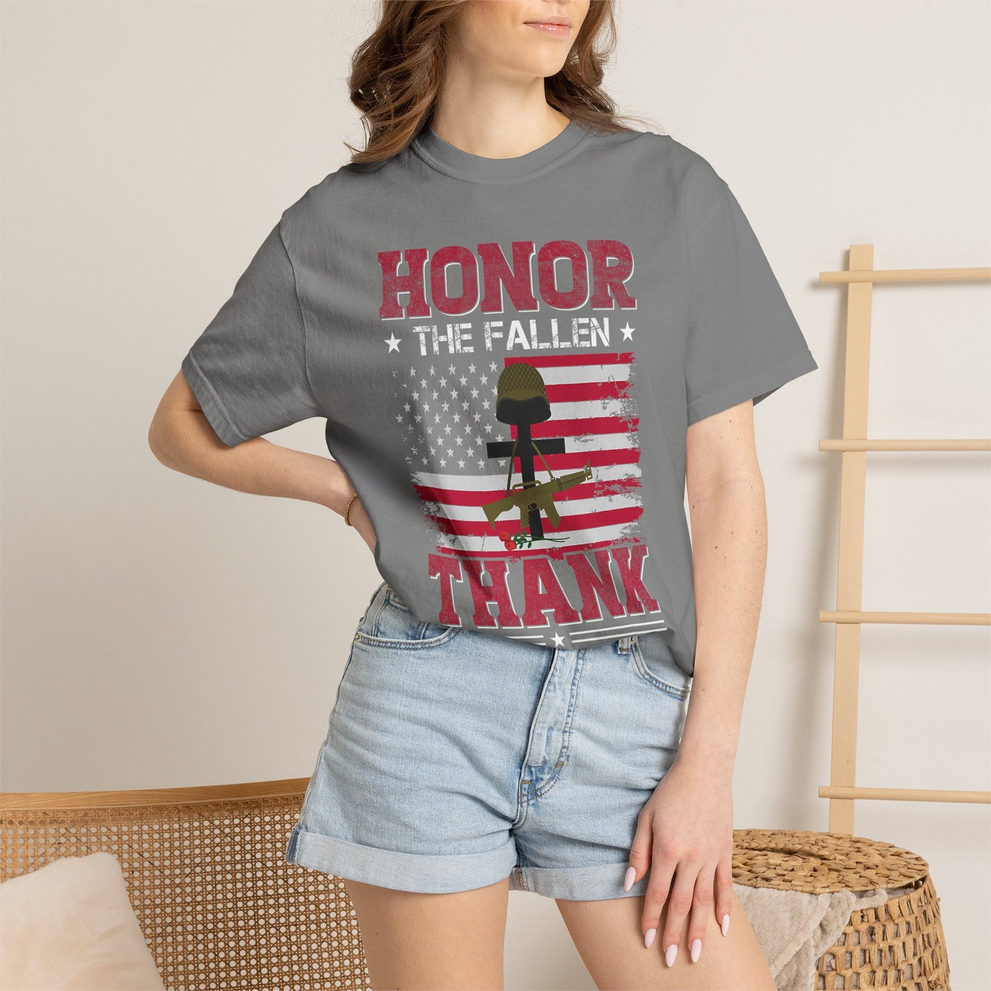 Honor the Fallen Battlefield Cross T-Shirt