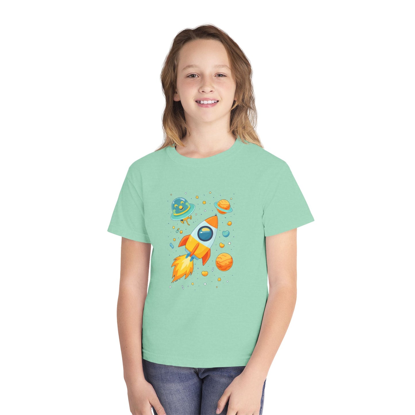 Space Adventure Kids Rocket Tee