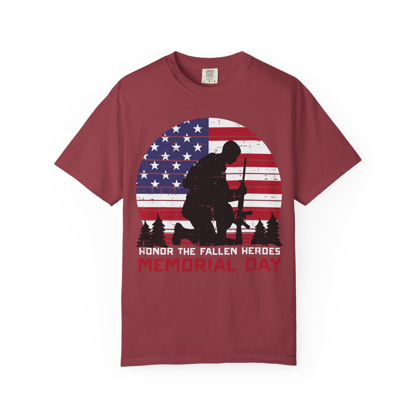 Kneeling Soldier Memorial Day T-Shirt