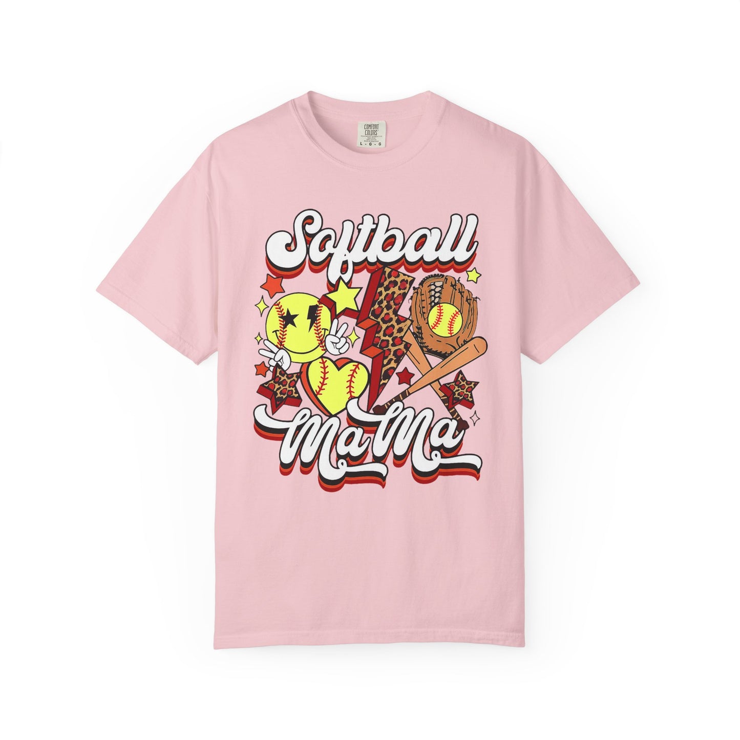 Softball Mama Comfort Colors Tee
