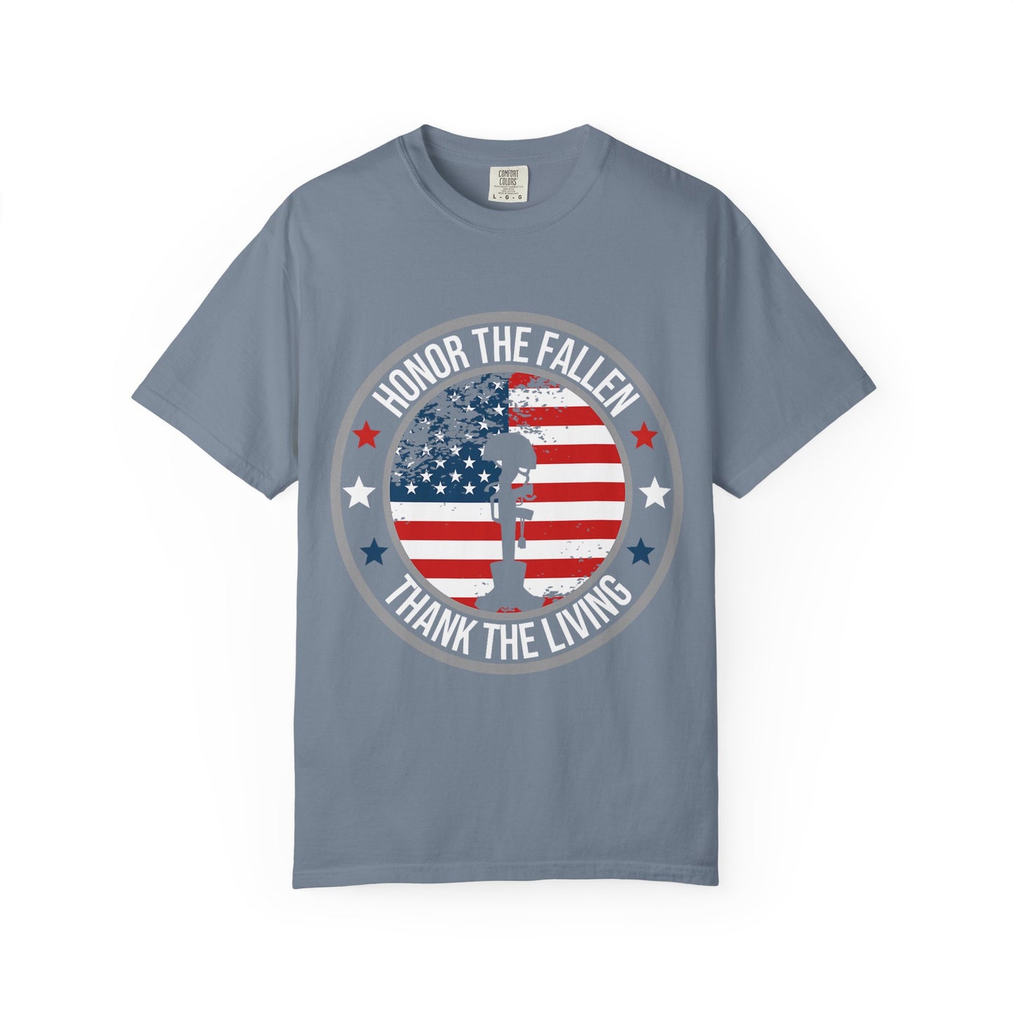 Patriotic Kneeling Soldier Memorial Day T-Shirt
