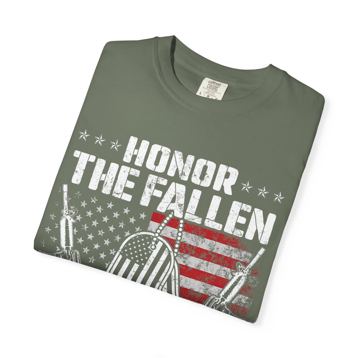 Dog Tag Tribute Memorial Day T-Shirt