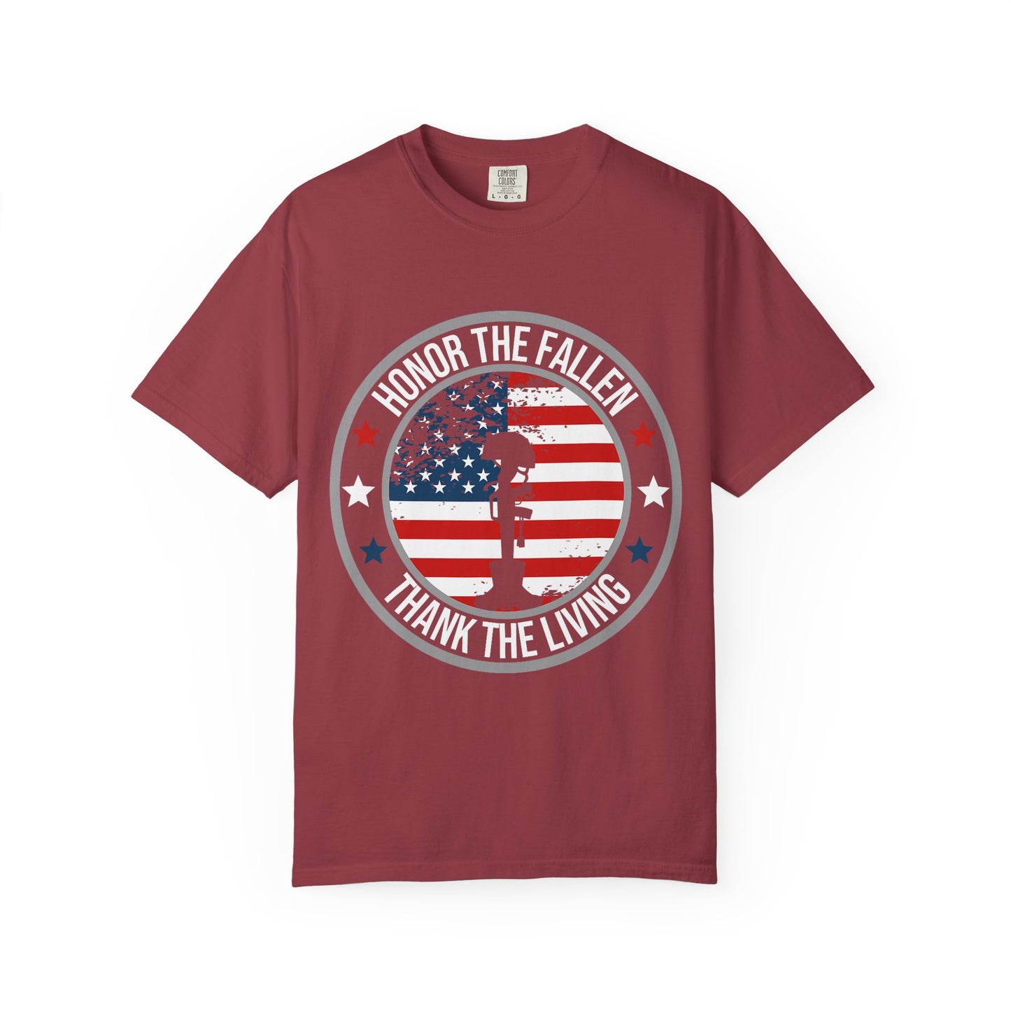 Patriotic Kneeling Soldier Memorial Day T-Shirt