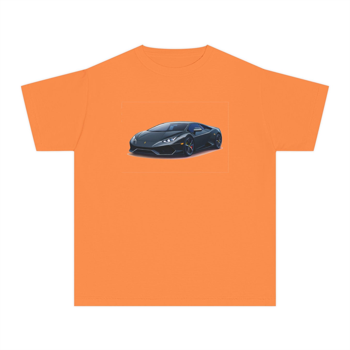 Black Supercar Kids Tee