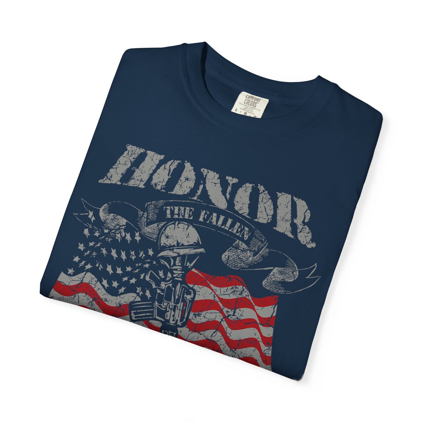 Honor the Fallen Soldier Boots Memorial Day T-Shirt