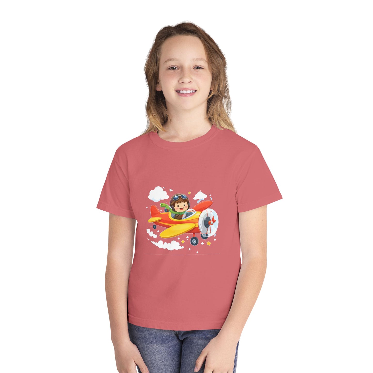 Little Pilot Kids Airplane Tee