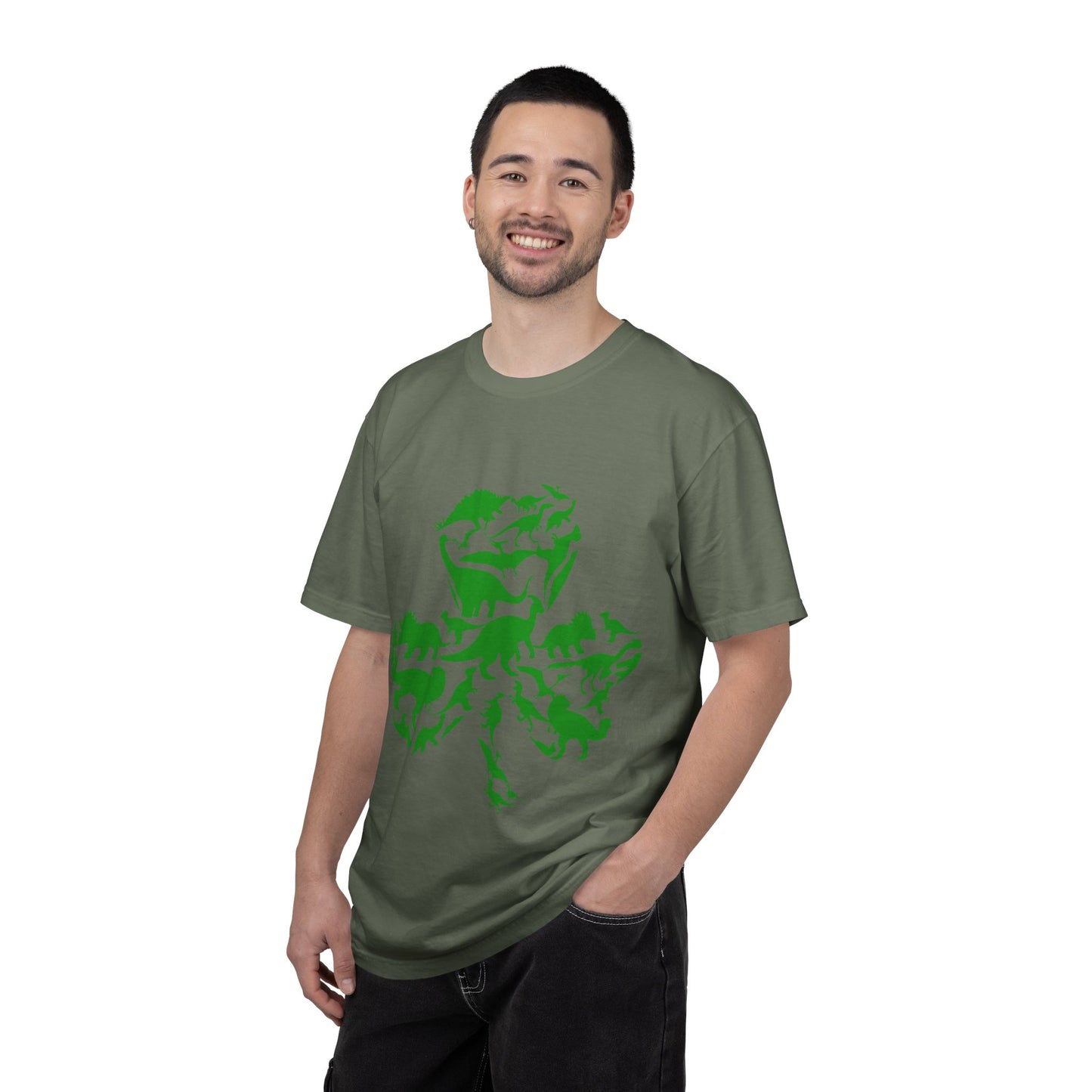 Dinosaur Shamrock Shirt – Cute Kids St Patrick’s Day Tee