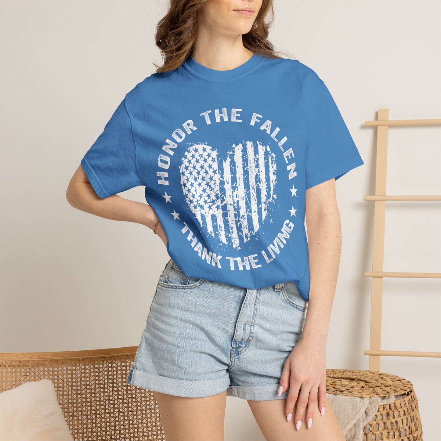 Distressed Flag Memorial Day T-Shirt