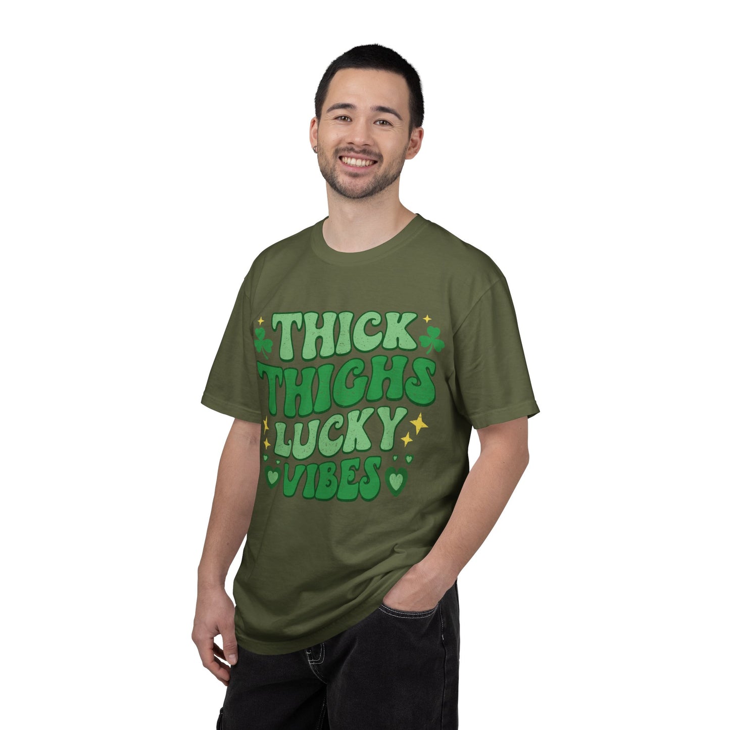 Thick Thighs Lucky Vibes Tee