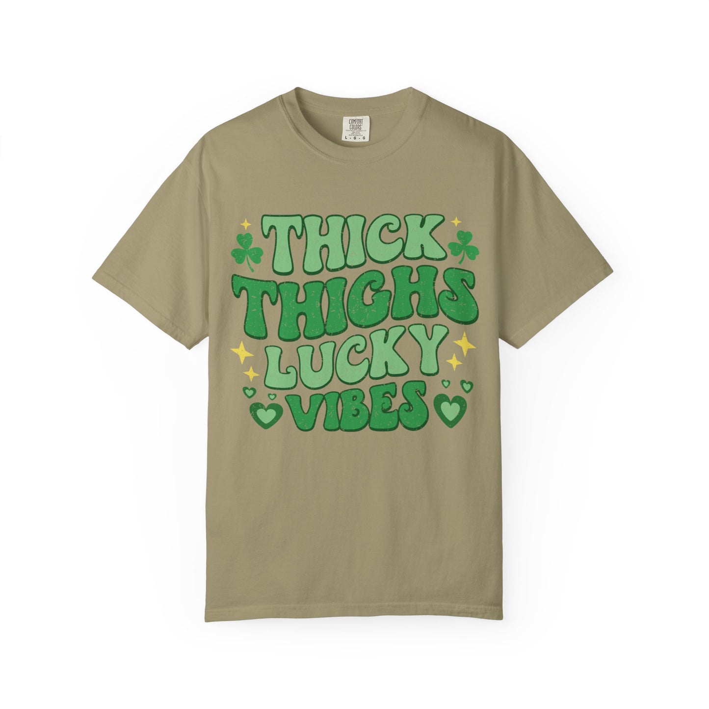 Thick Thighs Lucky Vibes Tee