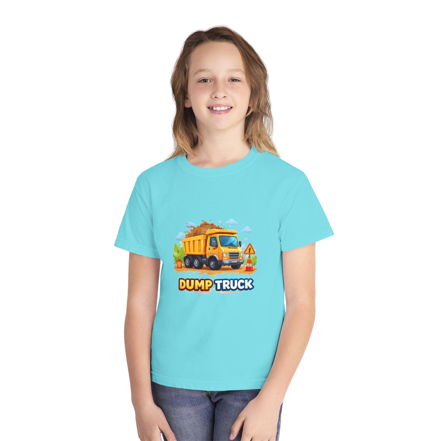 Dump Truck Kids Construction Tee