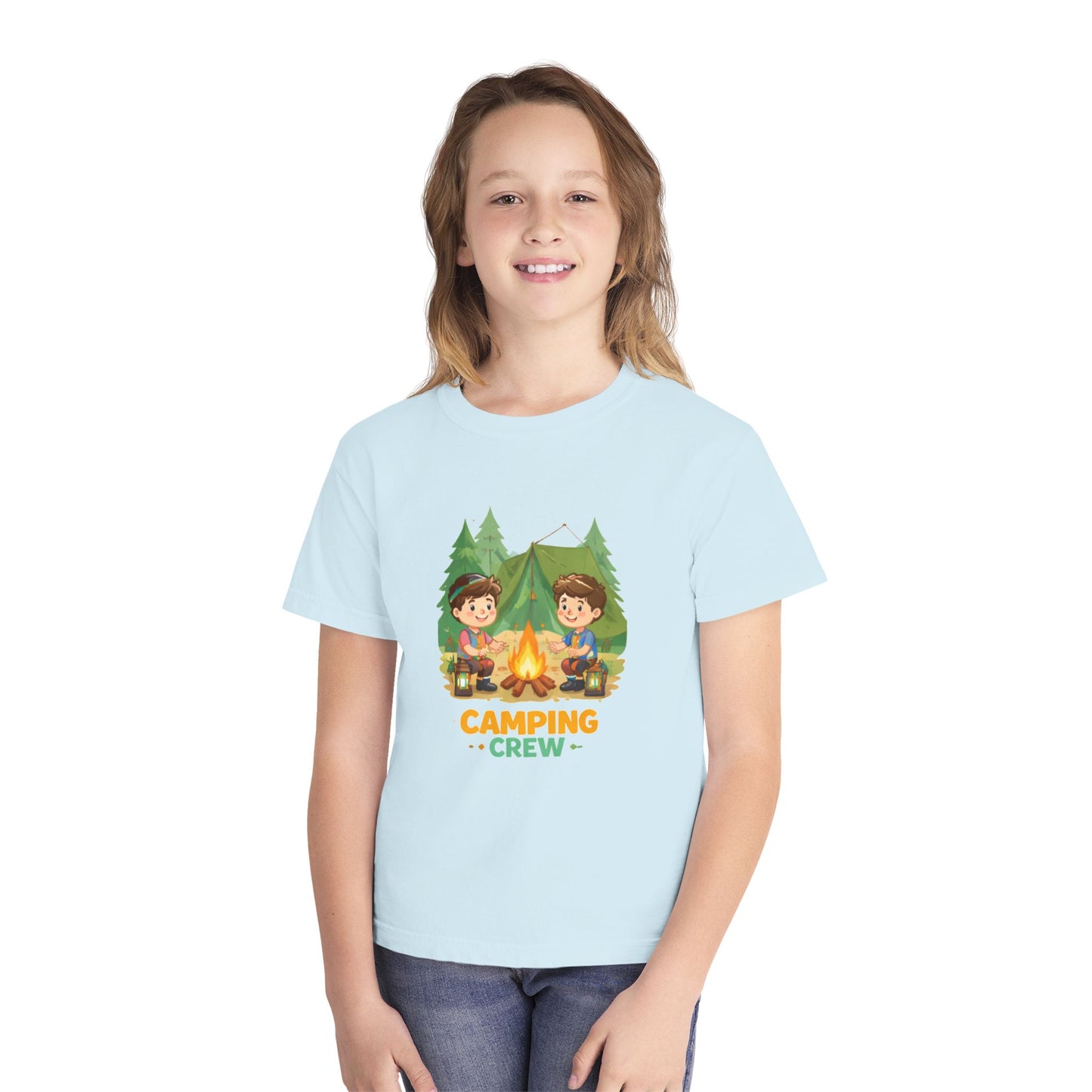 Camping Crew Kids Outdoor Tee