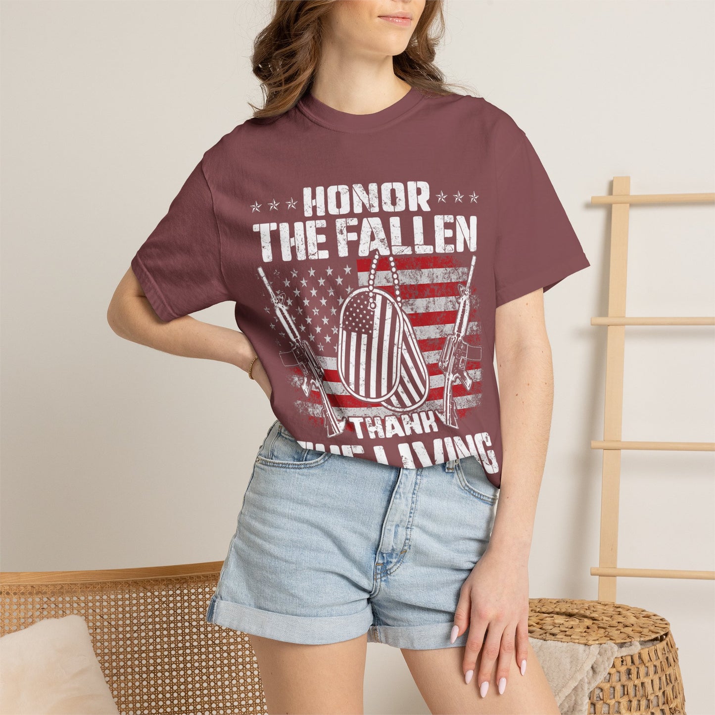 Dog Tag Tribute Memorial Day T-Shirt