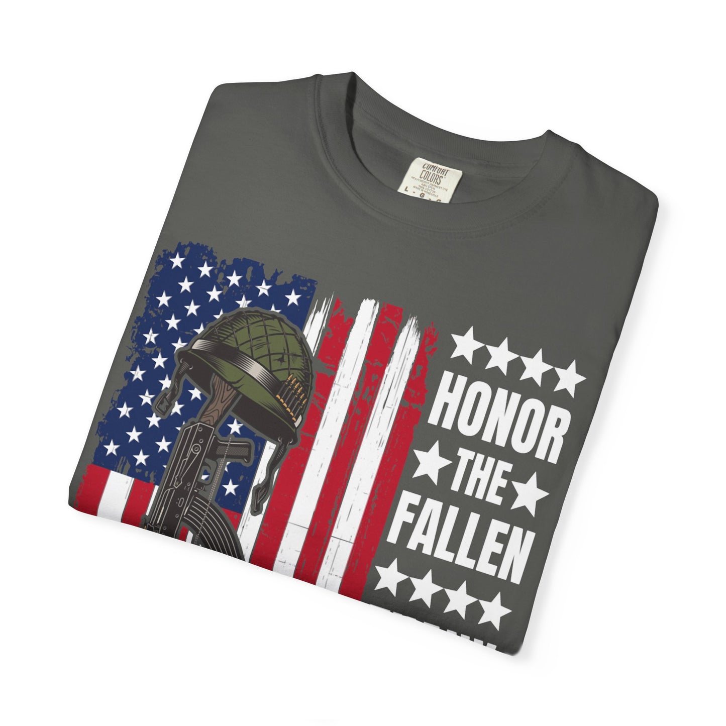Battlefield Cross Tribute Memorial Day T-Shirt  Description